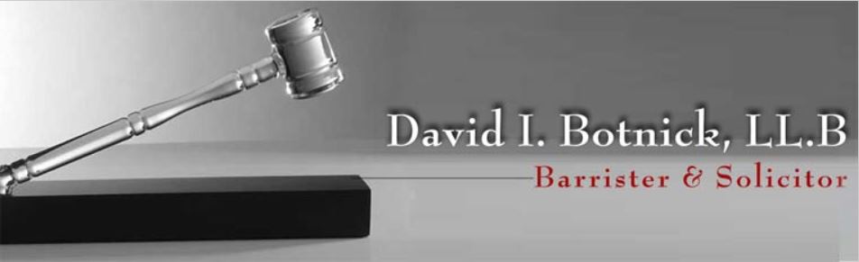 David I. Botnick, LL.B, Barrister and Solicitor